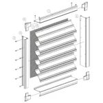 Components For dampers & louvers